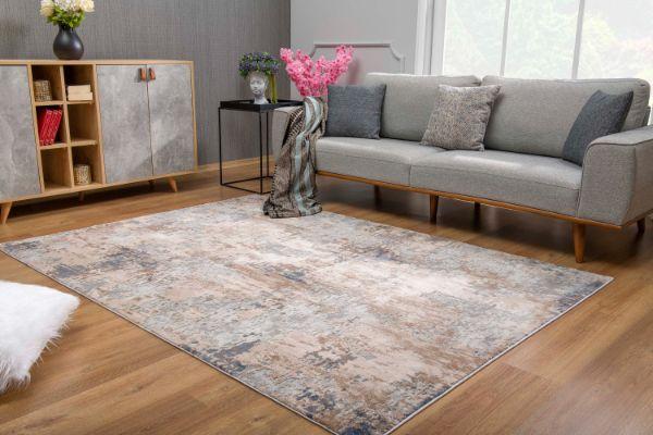 Vogue Abstract Contemporary Grey Rug