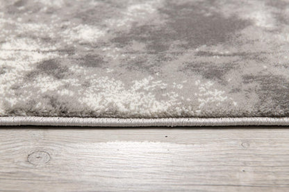 Montage Abstract Boho Grey Rug