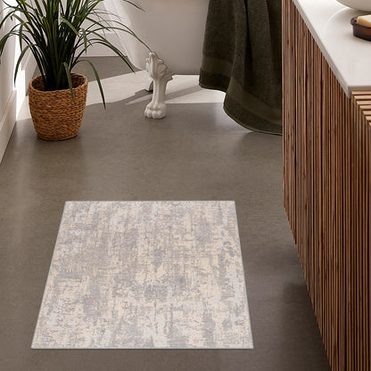 Tapis gris contemporain scandinave Vogue