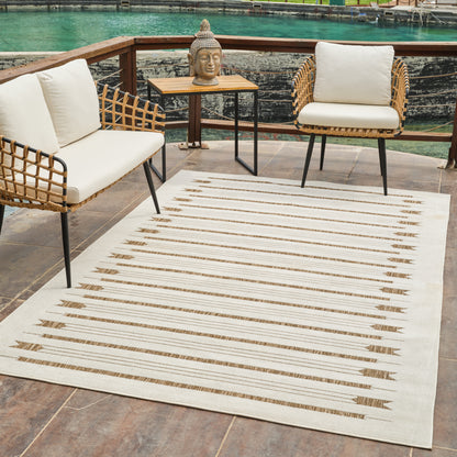 Maise Abstract Modern Beige Rug