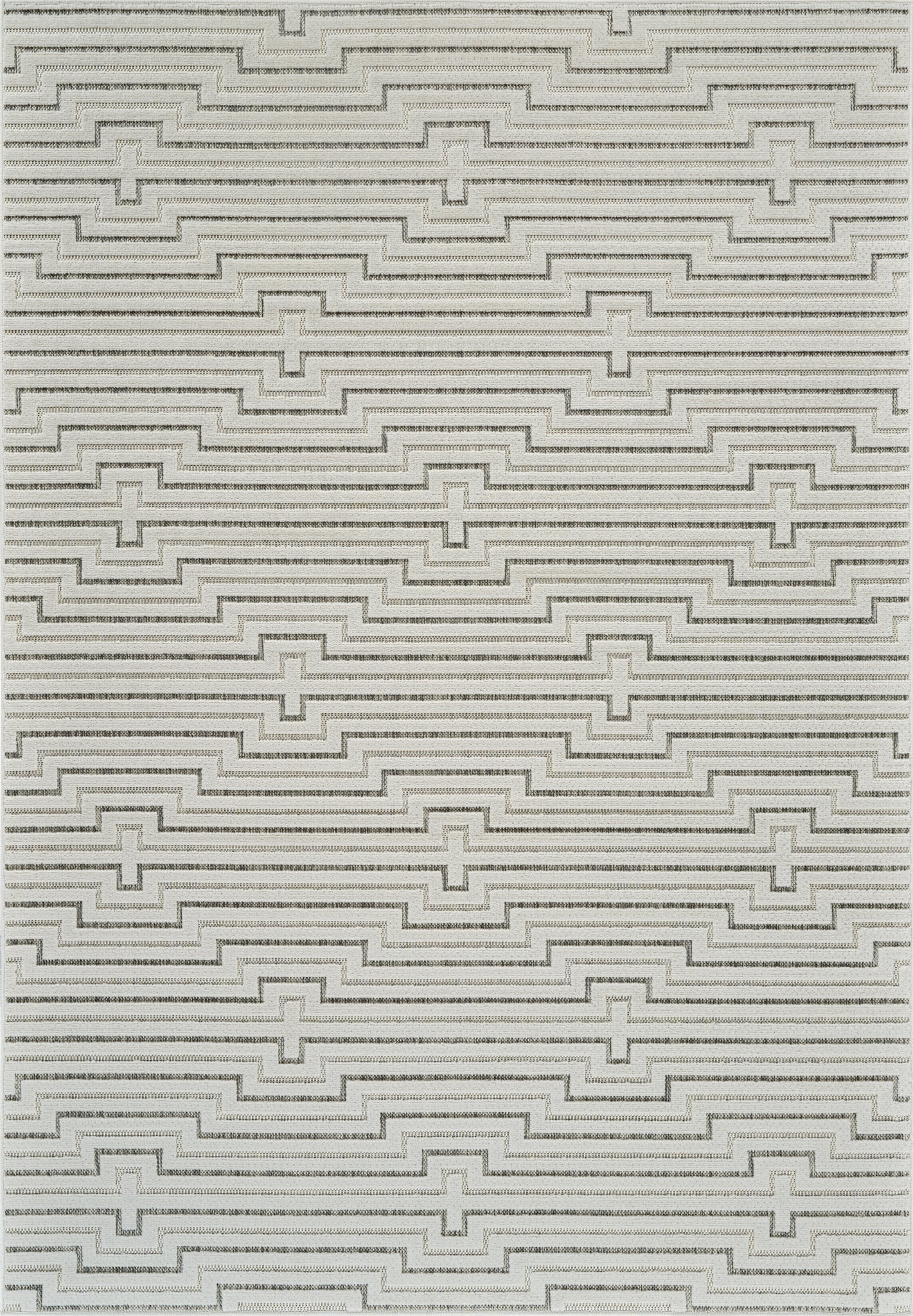 Tapis crème moderne abstrait Maise