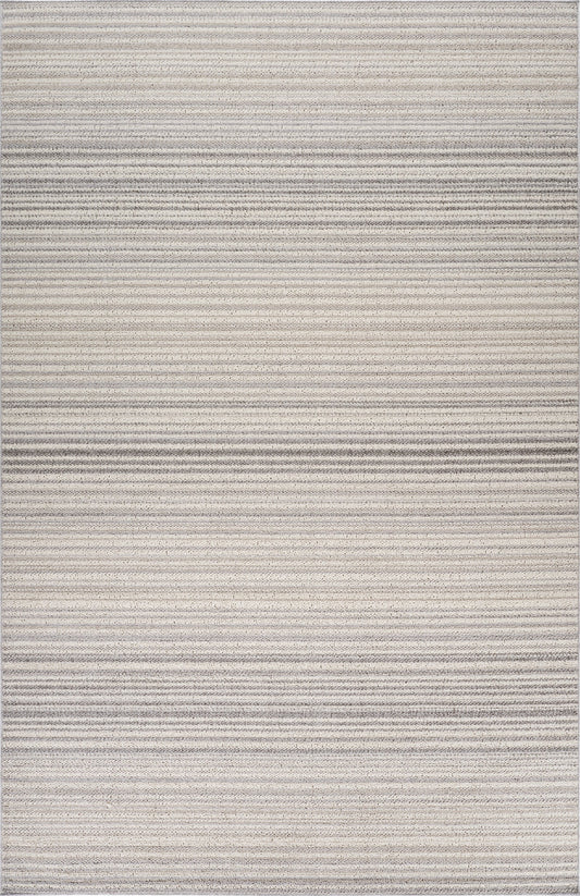 Tapis gris lignes modernes Jules