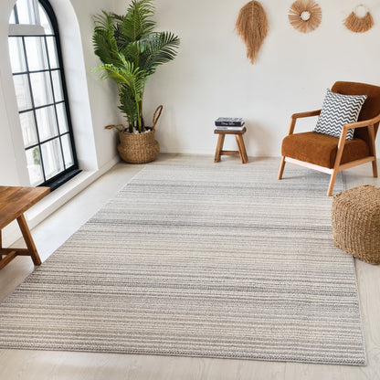 Jules Modern Lines Grey Rug