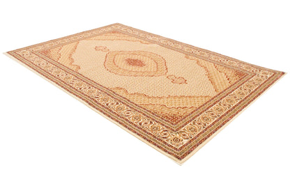 Majestic Moroccan Traditional Beige Rug