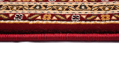 Majestic Moroccan Traditional Red Rug