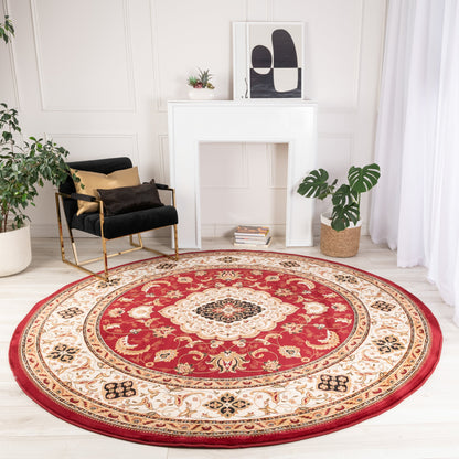 Majestic Persian Traditional Red Rug