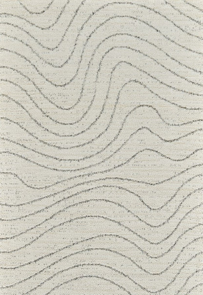 Tapis beige moderne abstrait Casa