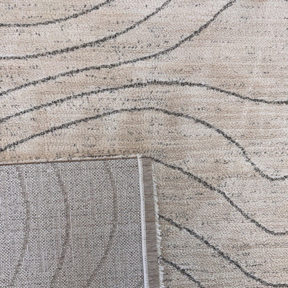 Casa Abstract Modern Beige Rug