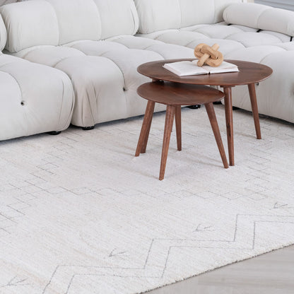 Casa Abstract Boho Beige Rug