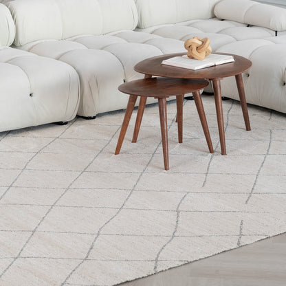 Casa Abstract Modern Beige Rug