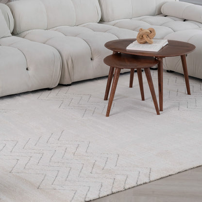 Casa Abstract Boho Beige Rug