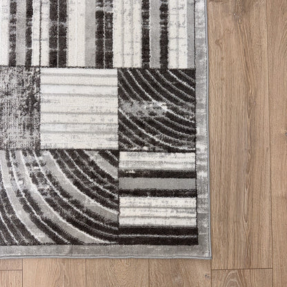 Cadence Abstract Modern Beige Rug