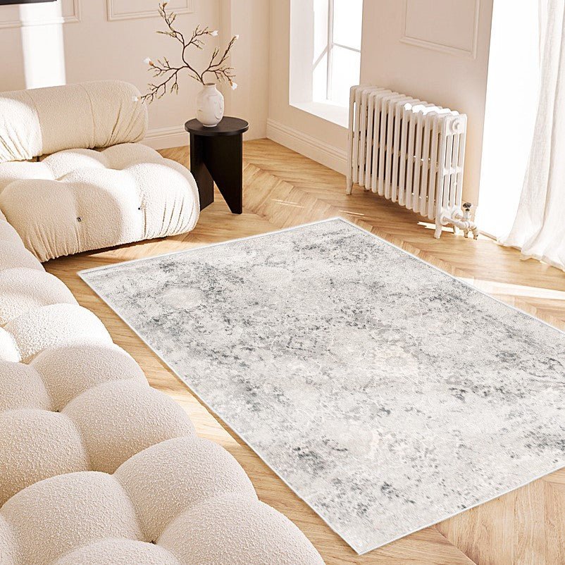 Tapis gris moderne Mirage Boho