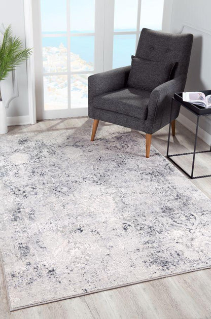 Tapis gris moderne Mirage Boho