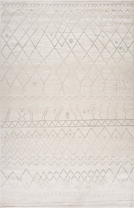 Astra Boho Abstract Beige Rug