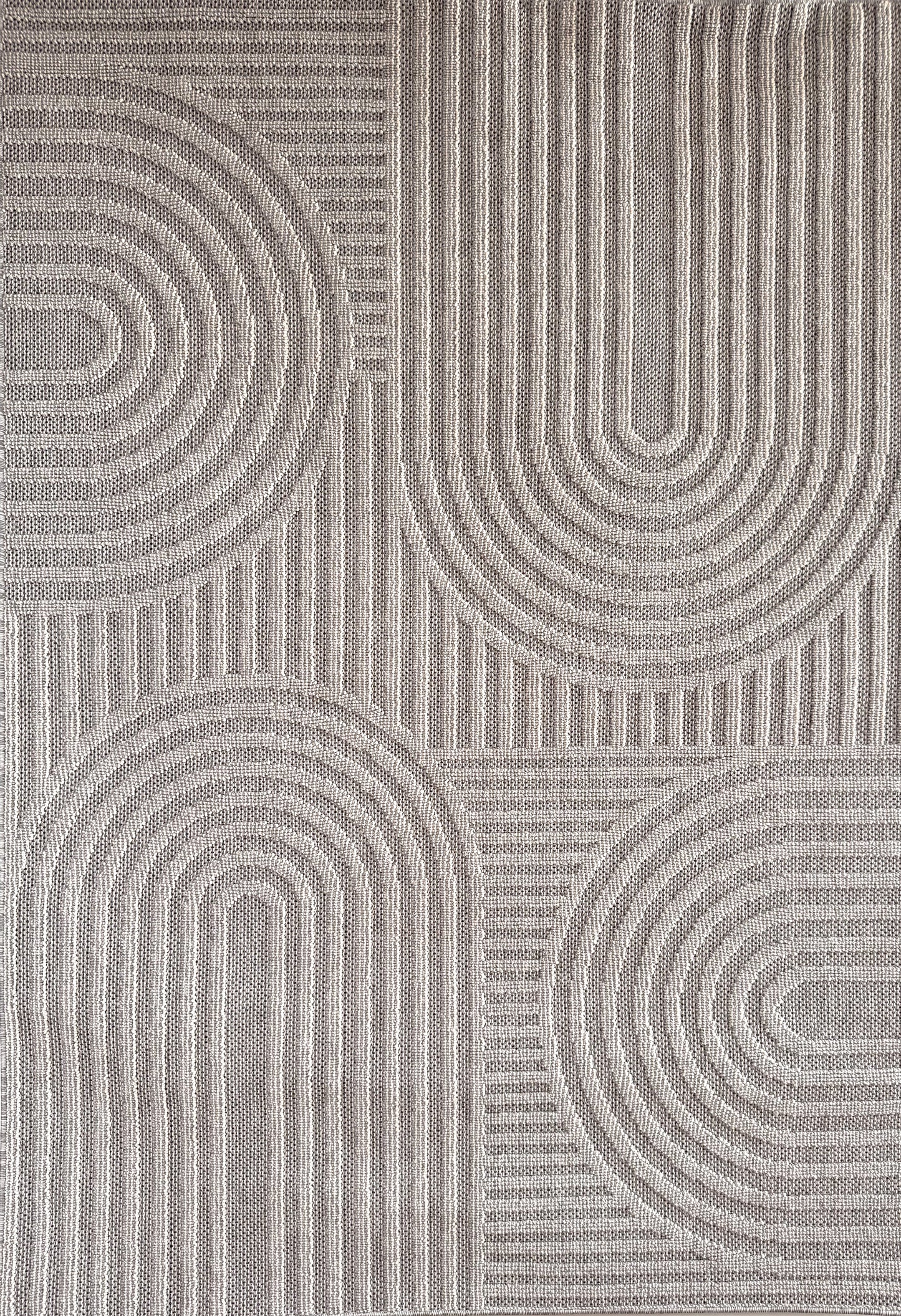 Tapis gris moderne abstrait Hogar (AUCUN CONTENU)