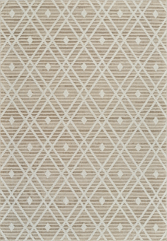 Hogar Abstract Modern Brown Rug