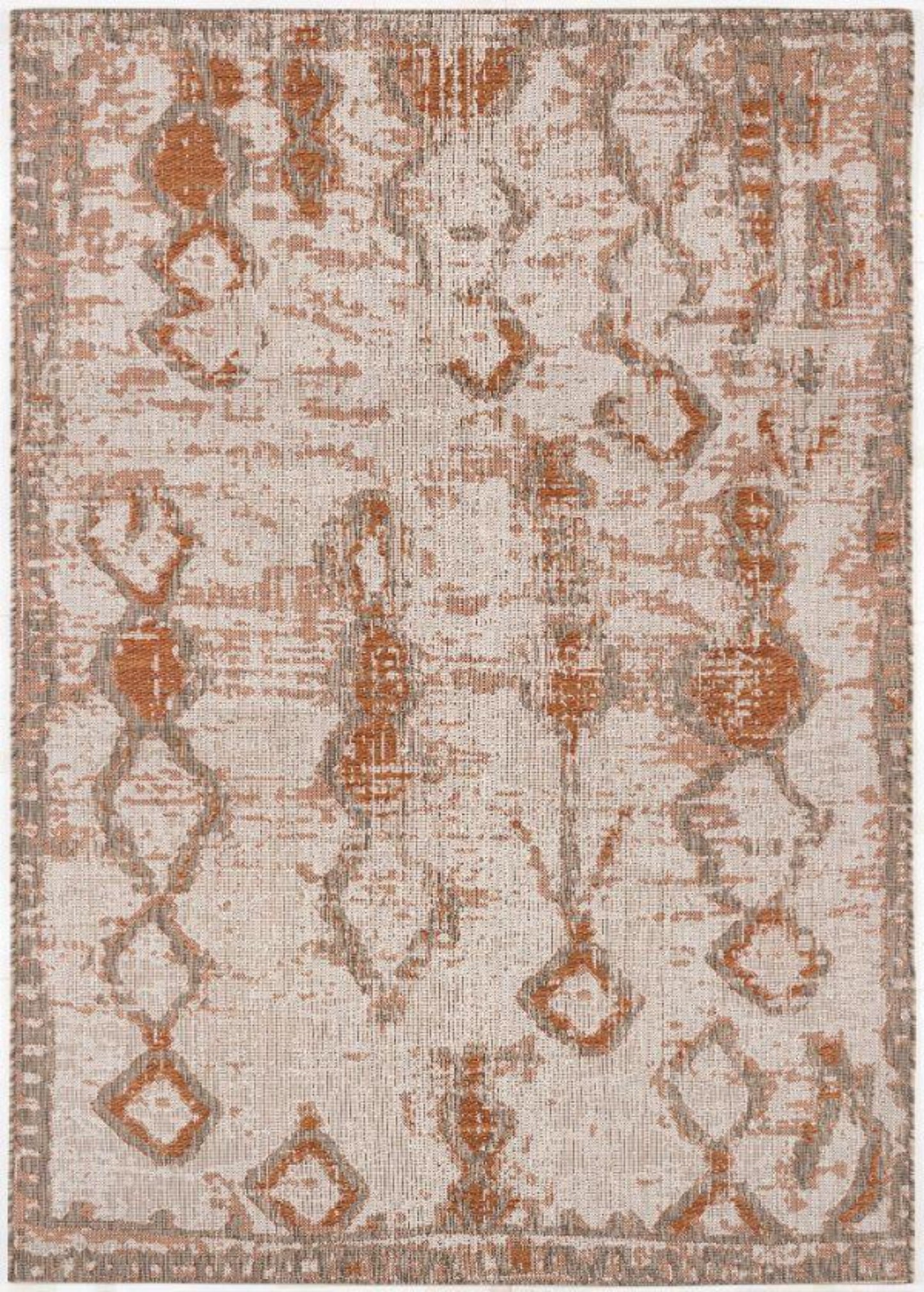 Vista Boho Modern Rust Rug