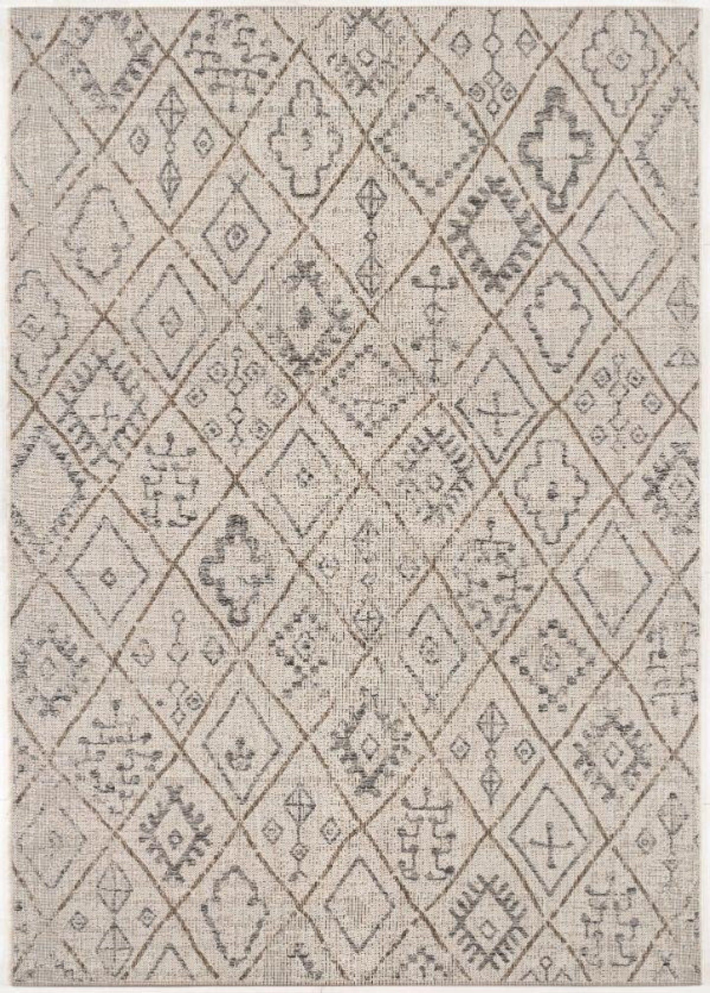 Tapis beige style bohème scandinave Vista