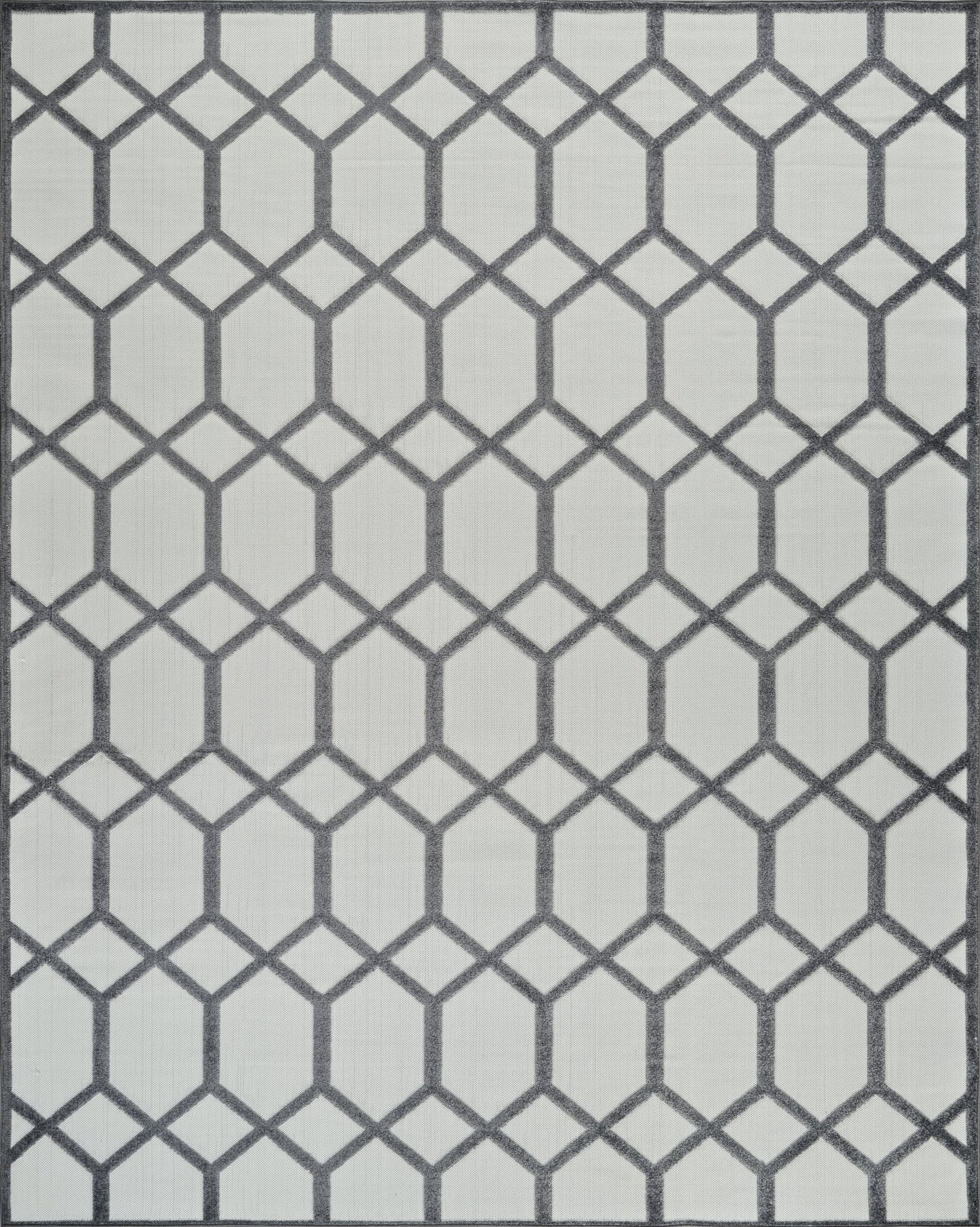 Alfombra Abstract Geometric Grey Rug - Area Rugs - Rug Branch