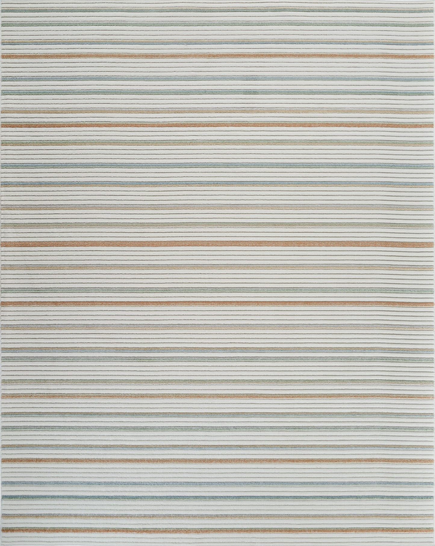 Alfombra Striped Modern Cream Rug - Area Rugs - Rug Branch