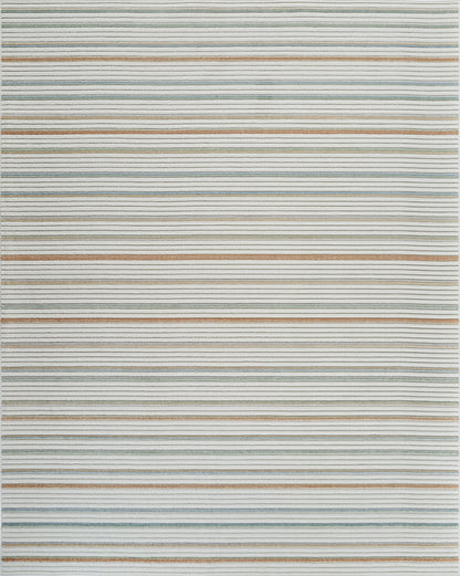 Alfombra Striped Modern Cream Rug - Area Rugs - Rug Branch