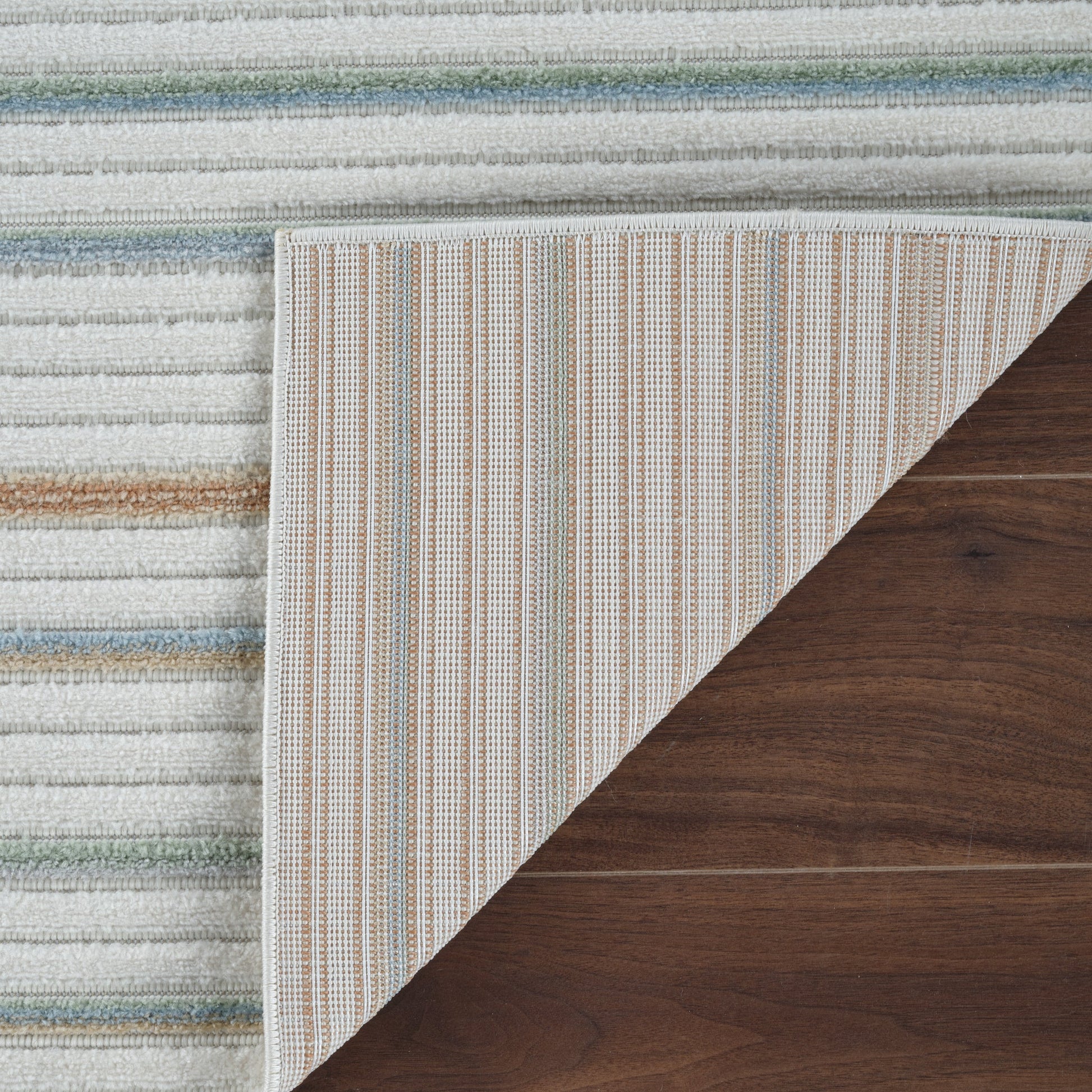 Alfombra Striped Modern Cream Rug - Area Rugs - Rug Branch