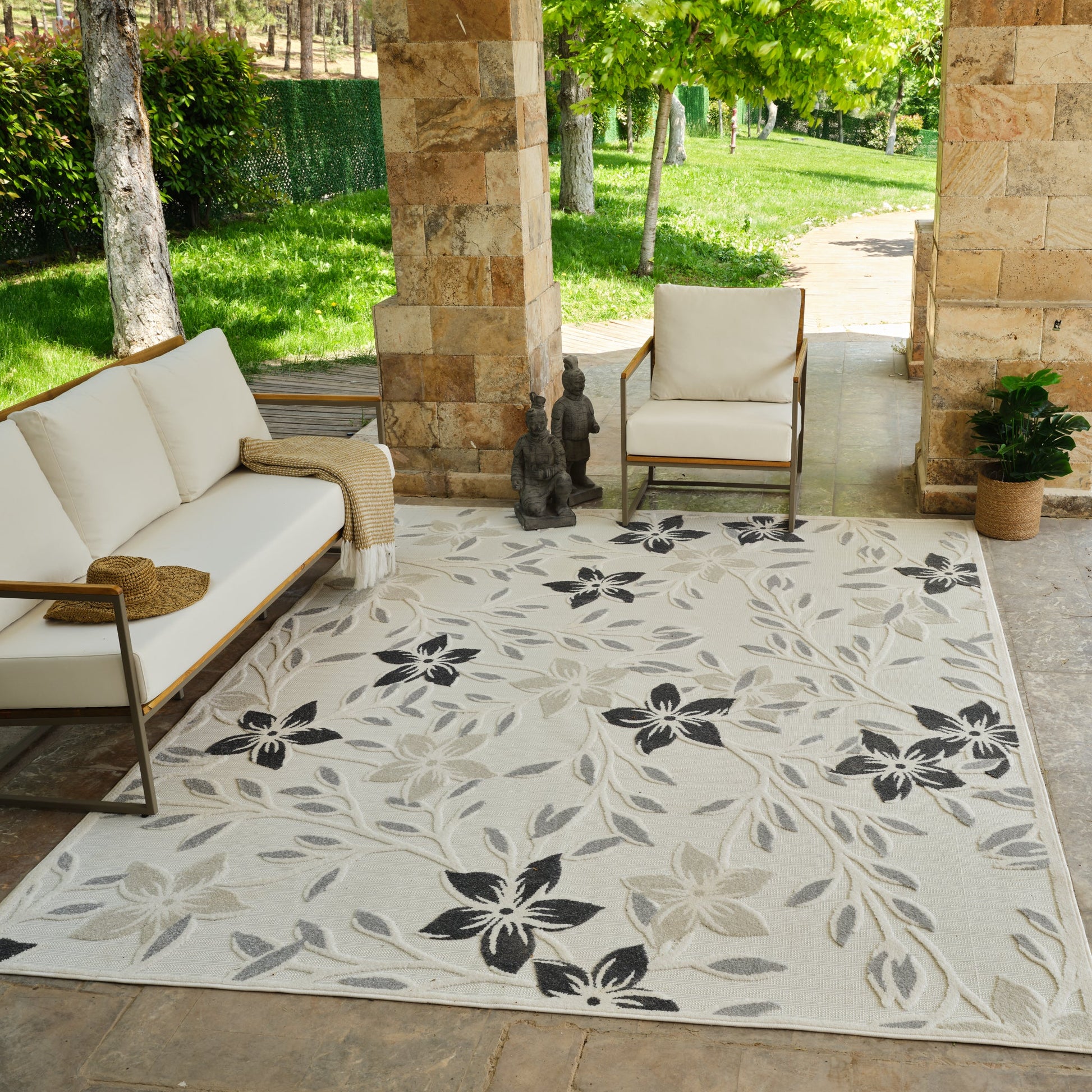 Alfombra Vintage Floral Cream Rug - Area Rugs - Rug Branch