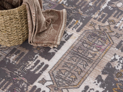 Amalfi South - Western Boho Grey Rug - Area Rugs - Rug Branch