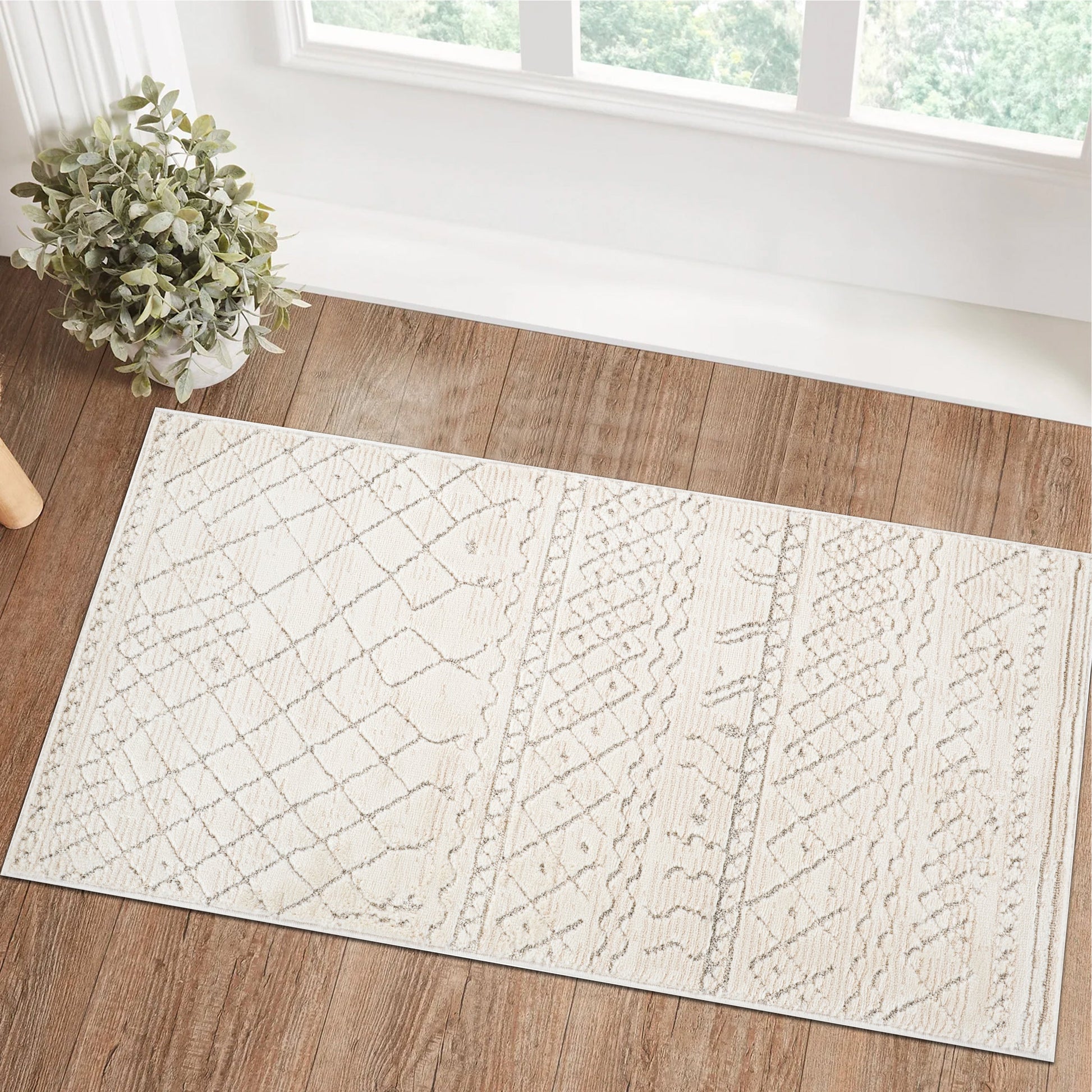 Astra Boho Abstract Beige Rug - Area Rugs - Rug Branch