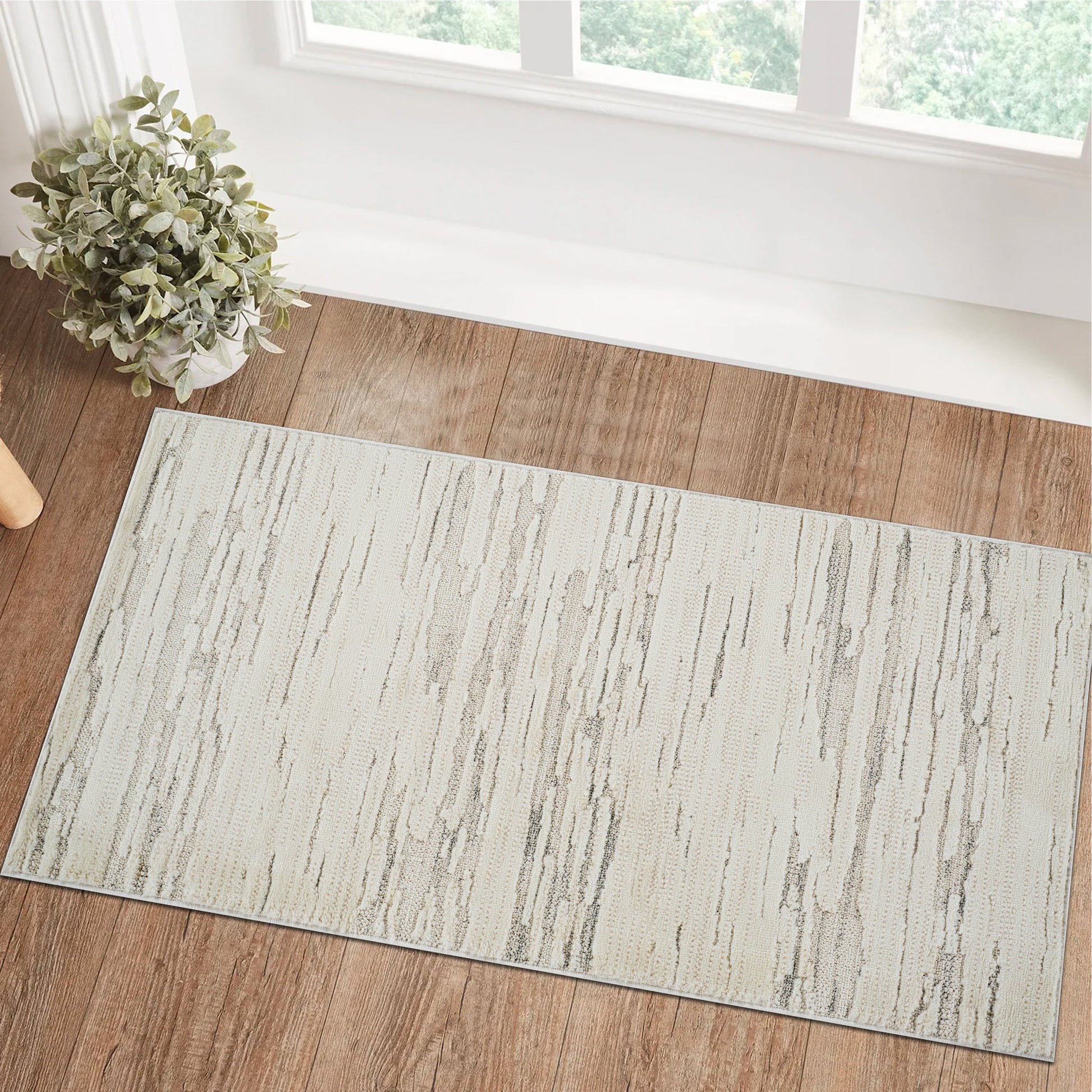 Astra Modern Abstract Beige Rug - Area Rugs - Rug Branch