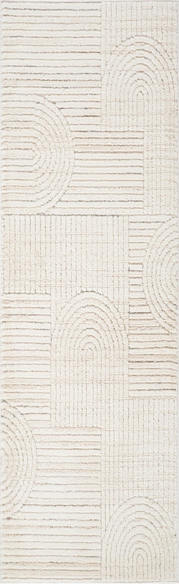 Astra Modern Geometric Cream Rug - Area Rugs - Rug Branch