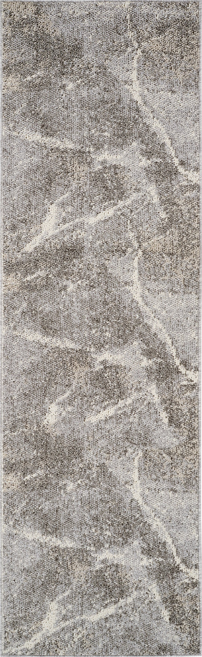 Tapis moderne gris marbré Jules