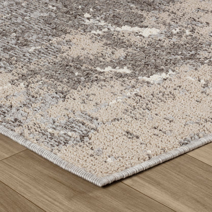 Tapis moderne gris marbré Jules