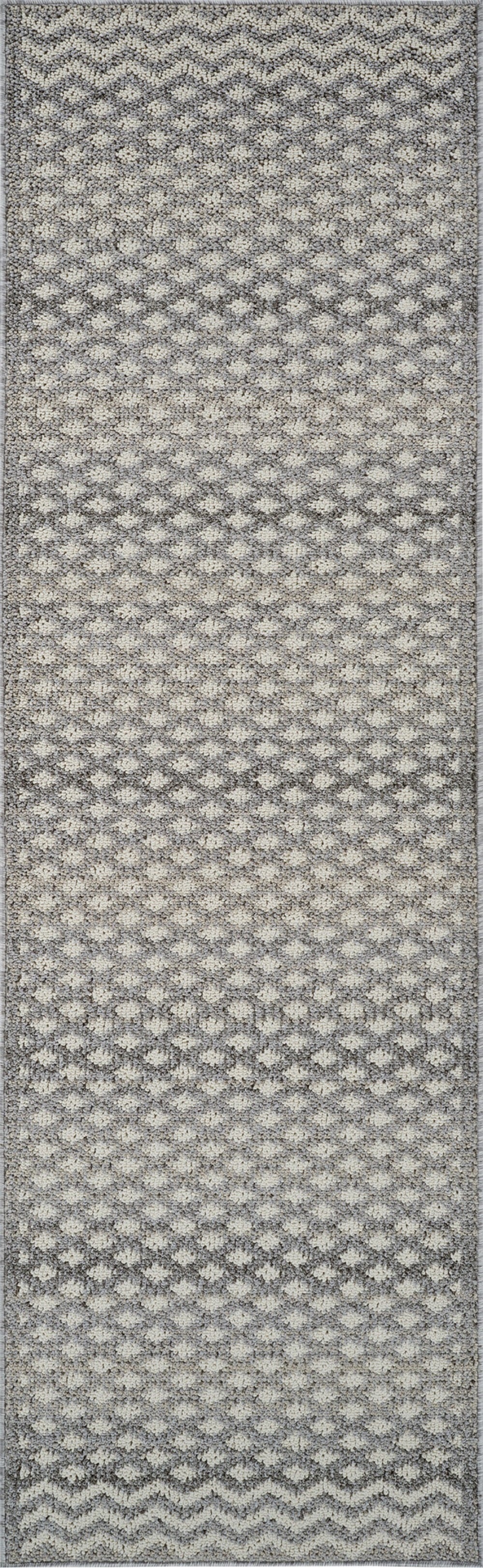 Tapis gris géométrique marocain Jules