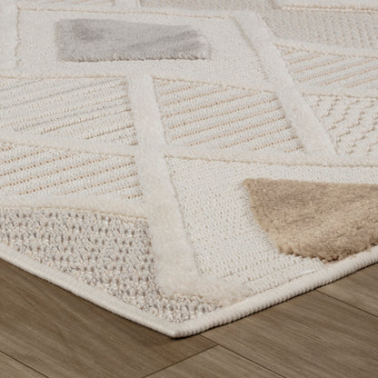 Maison Geometric Modern Cream Rug