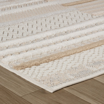 Maison Modern Abstract Beige Rug