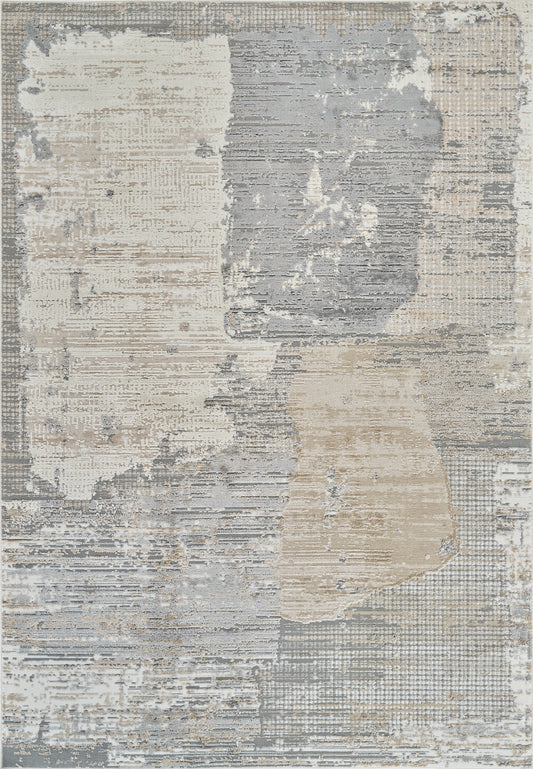 Nomad Abstract Modern Cream Rug