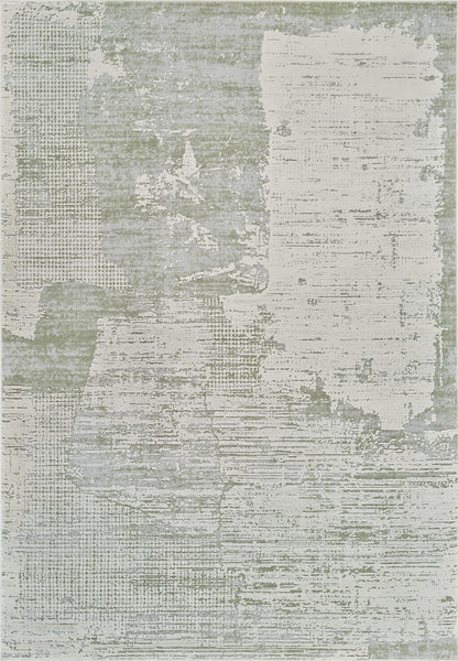 Tapis vert moderne abstrait Nomad