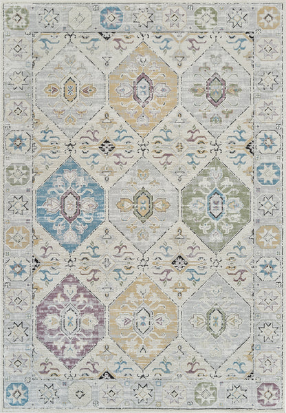 Tapis beige bohème vintage Nomad