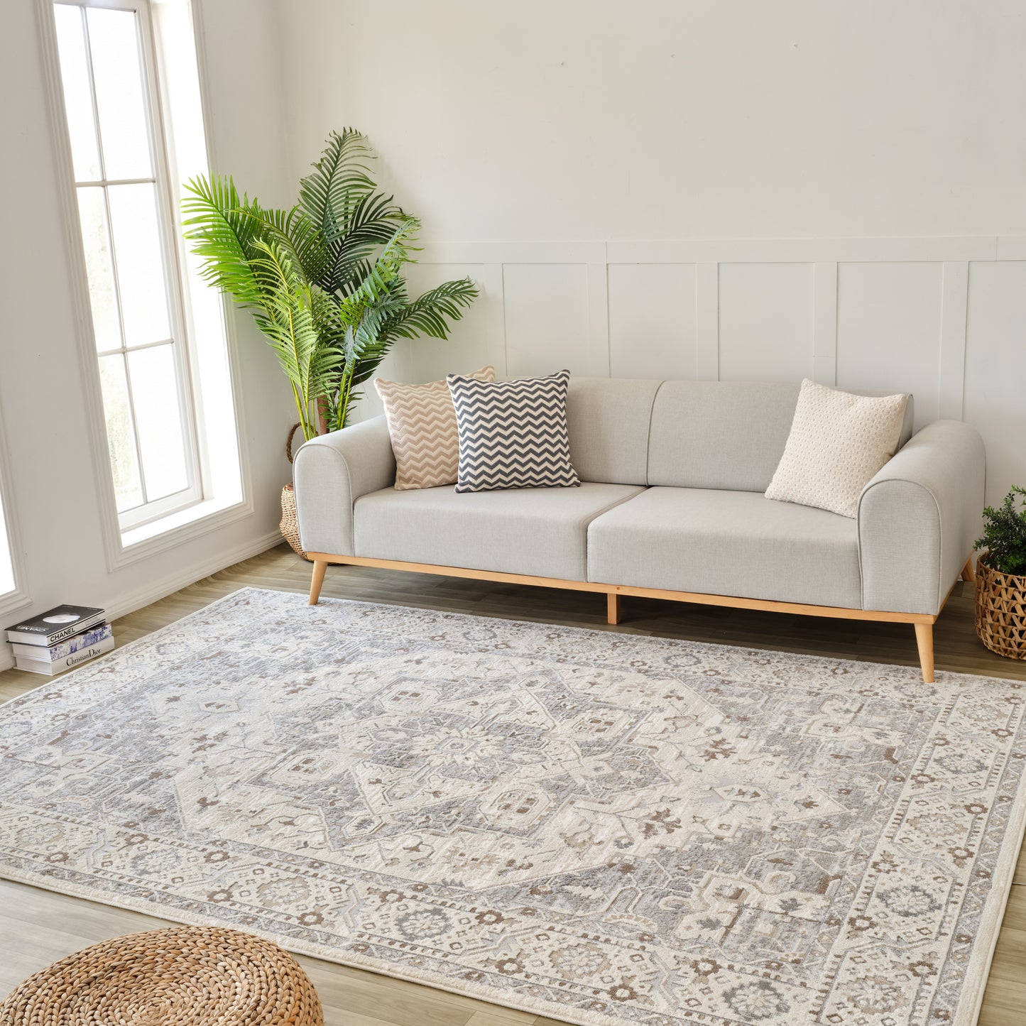 Nomad Persian Oriental Grey Rug