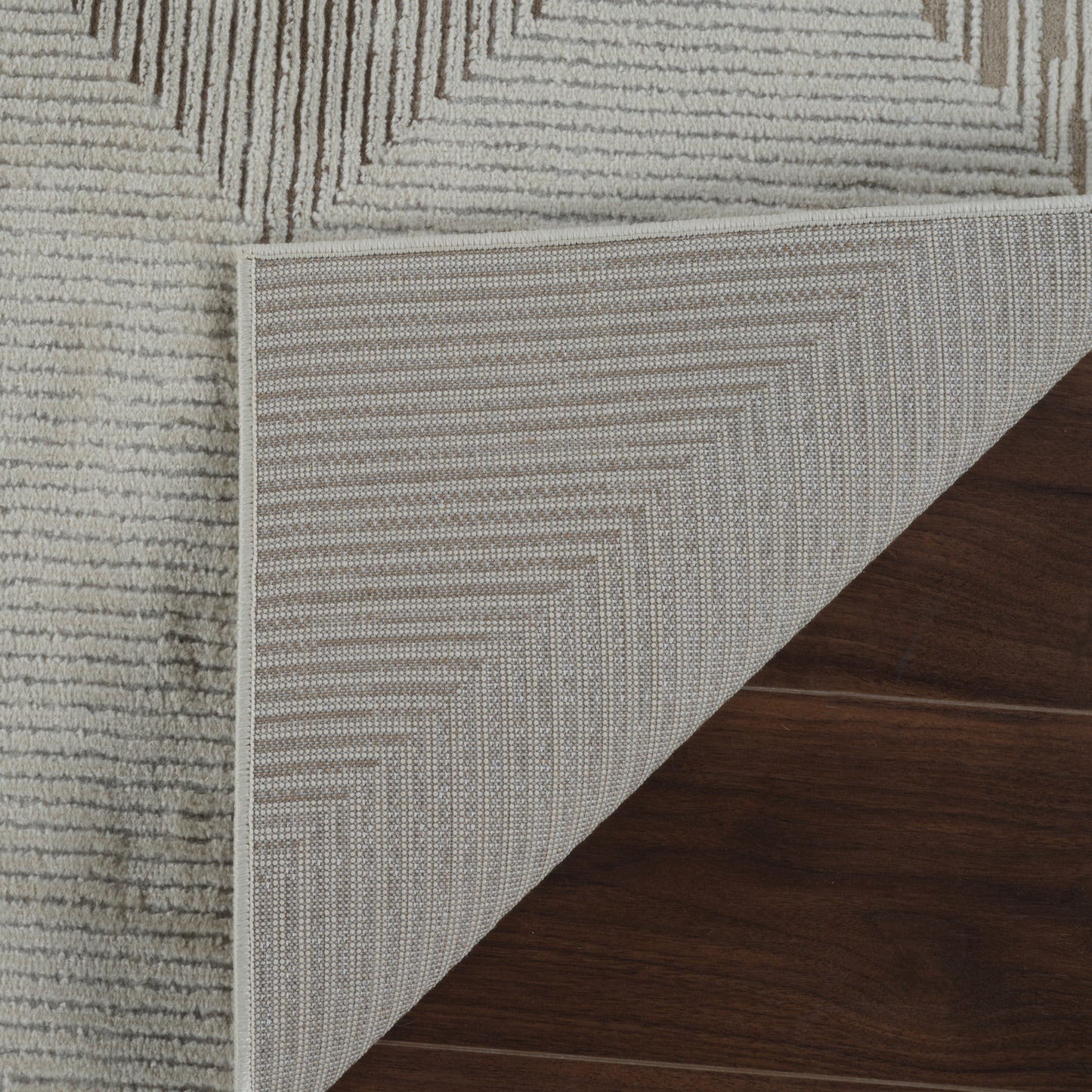 Nomad Abstract Modern Beige Rug