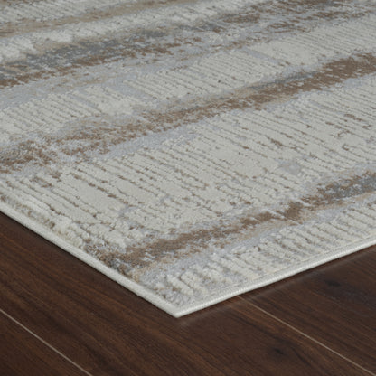 Nomad Abstract Modern Beige Rug