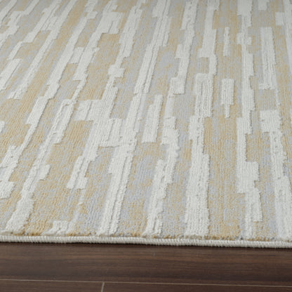 Nomad Abstract Modern Beige Rug