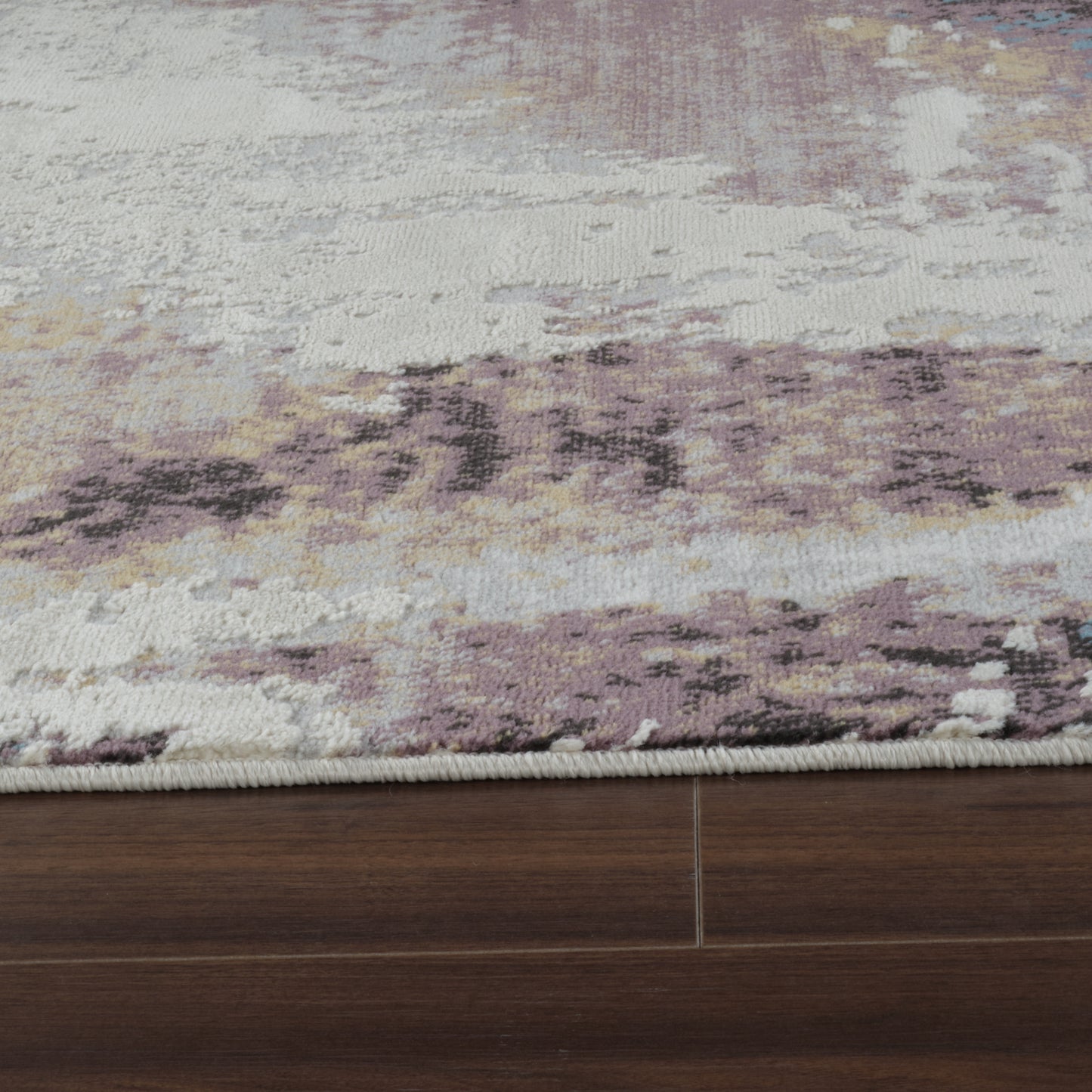 Tapis beige moderne abstrait Nomad