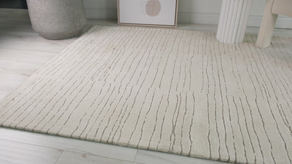 Tapis beige moderne Maya Boho