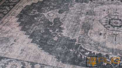 Aruba Traditional Distressed Black Rug