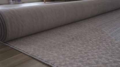 Tapis beige moderne abstrait Cadence