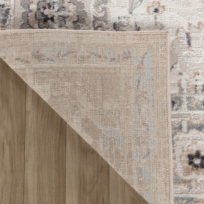 Atlas Scandinavian Distressed Beige Rug