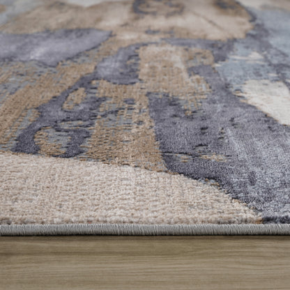 Atlas Mirage Abstract Blue Rug